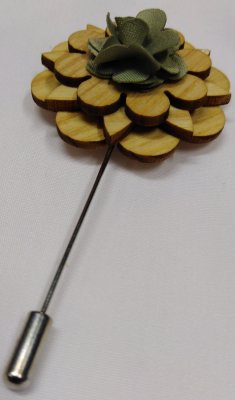 Brošňa - drevený kvet