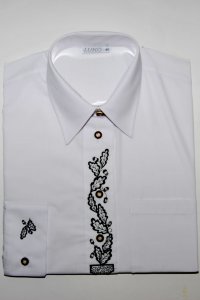 LUKO pánska obleková košeľa s výšivkou 072242 (38-45)