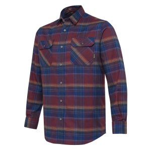 Cadet Flannel košeľa - Burgundy Check