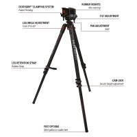 BOG Strelecká palica Deathgrip Tripod Realtree Excape trojnožka