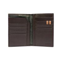 Classic Vertical Bifold peňaženka - Brown