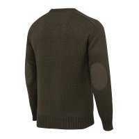 Kent V-Neck Tech sveter - Moss&brownbark