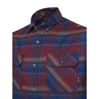 Cadet Flannel košeľa - Burgundy Check