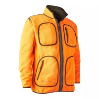 DEERHUNTER Gamekeeper Reversible Fleece Jacket - obojstranná bunda - Green&Orange