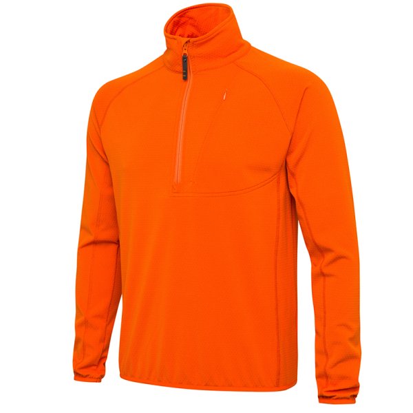 Ceramic Face Fleece mikina - Orange