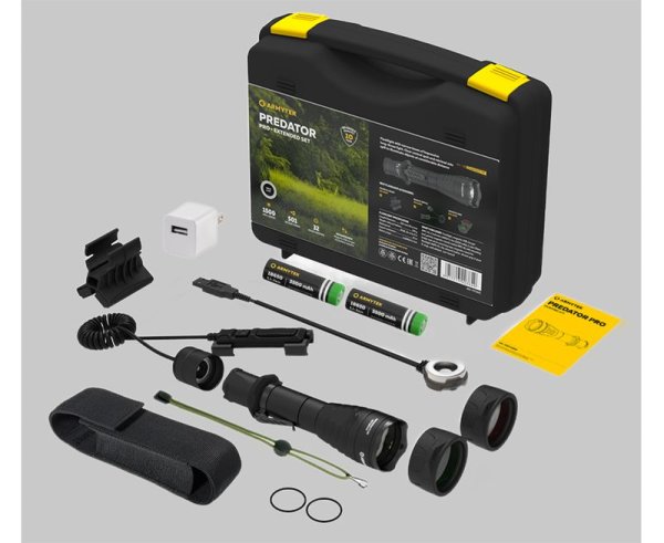 Svietidlo Armytek Predator Pro Magnet USB Extended set