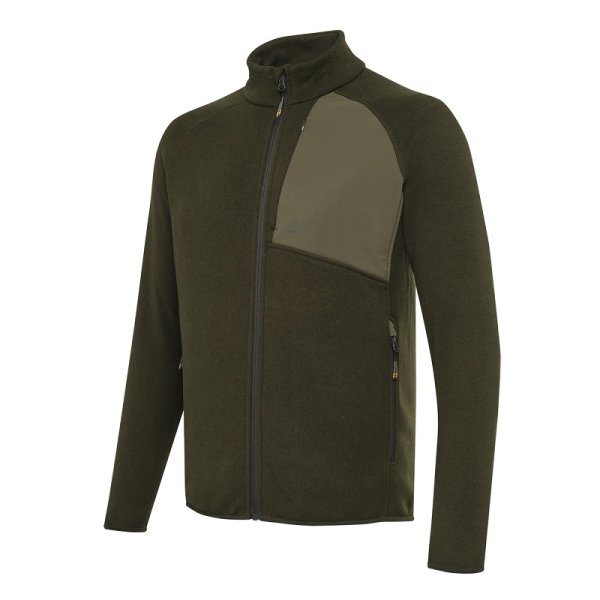 Abisko Full Zip Fleece mikina - Green Moss